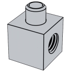 原电子工业部SJ 2509 - 1984 SJ2509 2509SJ 铆装方螺母