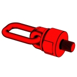 标準YJT 17022 YJT17022 17022YJT 萬向旋轉吊環（替代YJT /T 1095）