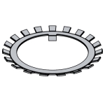 日标JIS B1554 (AW) - 2016 JIS1554 1554JIS 彎内爪型鎖緊墊圈