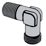 汽标代号Q 808B Q808B 808BQ 卡套式錐螺紋直角接頭體