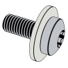 内六角花形（梅花槽）盘头螺钉和平垫圈组合件