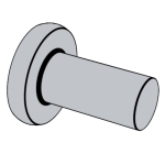 日标JIS B1213 (T4) - 1995 JIS1213 1213JIS 冷成型鉚釘—扁平頭鉚釘