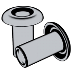 國标GB 876 - 1986 GB876 876GB 全空心鉚釘