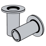 德标DIN 7339 - 1993 DIN7339 7339DIN 板料拉延, 平头全空心铆钉