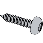 德標DIN EN ISO 14585 - 2002 DIN EN ISO1458 內(nèi)六角花形盤頭自攻螺釘