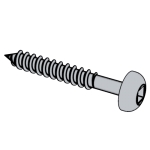 標準YJT 4072 YJT4072 4072YJT 四方槽盤頭纖維板釘