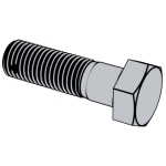 军标GJB 3371 (/1~/9) - 1998 GJB3371 3371GJ 普通螺纹螺栓