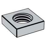 美标SAE J104 - 1969 SAE104 104SAE 方形机用螺母