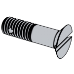 軍标GJB 3371 (/48~/56) - 1998 GJB3371 3371 100°沉頭螺栓