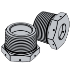 美标SAE AS4862 - 1995 (R2007) SAE4862 4862 六角頭外螺紋管塞