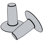 德标DIN 675 - 1993 DIN675 675DIN 沉頭錐端鉚釘