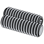 美标ASME/ANSI B18.3 - 2003 (R2008) ASME/AN 内鍵槽平端緊定螺釘