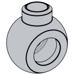 机械行业JB 998 - 1977 JB998 998JB 焊接式铰接管接头体