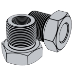 機械行業JB /T1308.8 - 1999 JB1308.8 1308.8JB PN 250MP 内外牙螺母