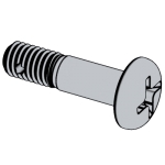 欧标EN 2884 - 2024 EN2884 2884EN 航天航空 - 盘头螺钉 偏十字槽 光杆公差h12 短螺纹 钛合金 阳极氧化 MoS2润滑 - 等级：1100MPa(室温)/315℃