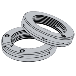 航空HB 315 - 1987 HB315 315HB 带锁紧槽圆螺母