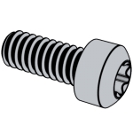 美标ASME B18.6.3 (H6B-VI) - 2024 ASME18.6. 梅花槽球面扁圆柱头螺钉 [TABLE 2.2.6-2 VI]
