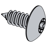 美標(biāo)ASME B18.6.3 (H7B-VI+T1A) - 2024 ASME1 梅花槽大扁頭 AB ABR自攻螺釘