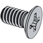 航空HB 1-208 - 1995 HB208 208HB 十字槽120°沉頭螺釘