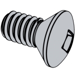 美标ASME B18.6.3 (T8-III) - 2013 ASME18.6. 四方槽半沉头螺钉 III型 [表7&8]