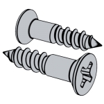 日标JIS B1112 (T2) - 1995 JIS1112 1112JIS 十字槽沉頭木螺釘 [表2]