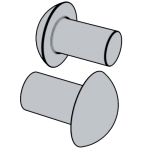 国标GB 867 - 1986 GB867 867GB 半圆头铆钉