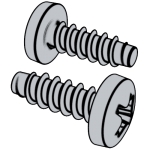 日标JIS B1122 (AAT5) - 1996 JIS1122 1122JI 十字槽矮圓柱頭自攻釘 - 螺紋型式：Class 1~Class 4 [附表5]