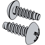 日标JIS B1122 (AAT6) - 1996 JIS1122 1122JI 十字槽扁圓頭自攻釘 - 螺紋型式：Class 1~Class 4 [附表6]