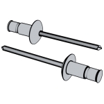 标准YJT 8033 YJT8033 8033YJT 拉丝型圆头抽芯铆钉 - 外锁