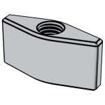 國标GB /T2153 - 1991 GB2153 2153GB 機床夾具零部件 — 菱形螺母