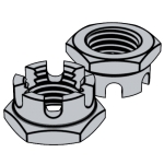 德标DIN 979 - 2013 DIN979 979DIN 六角開槽薄螺母