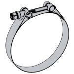 德标DIN 3017-3 - 2002 DIN3017-3 3017-3DIN 喉箍軟管夾件 — 第3部分 螺栓卡箍