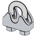 德標DIN 1142 - 1982 DIN1142 1142DIN 滿足安全要求的鋼絲繩卡頭