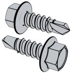 汽標代號Q 200 Q200 200Q 六角法蘭面自鉆自攻螺釘