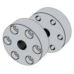 國标GB /T39949.1 (AF3) - 2021 GB39949.1 39 液壓傳動 16MPa(160bar)中型和25MPa(250 bar)單杆缸附件 - 活塞杆用法蘭 圓形