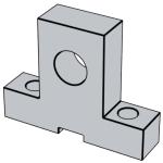 國标GB /T39949.1 (AT4) - 2021 GB39949.1 39 液壓傳動 16MPa(160bar)中型和25MPa(250 bar)單杆缸附件 - 耳軸支架