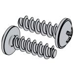 标准YJT 4054 YJT4054 4054YJT 十字槽圆头带介自攻螺钉 [PT]