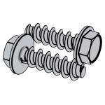 标准YJT 4064 YJT4064 4064YJT 六角头带介自攻螺钉
