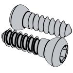 國際ISO 5835 (F1) - 1991 ISO5835 5835ISO 内六角接骨螺釘 (HA型) [Figure 1]