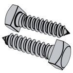 美标ASME B18.2.1 (T14) - 2010 ASME18.2.1 1 方头木螺钉 [Table 14]
