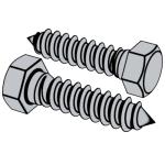 美标ASME B18.2.1 (T15) - 2010 ASME18.2.1 1 六角头木螺钉 [Table 15]