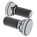 国标GB 10 - 1976 GB10 10GB 沉头方颈螺栓