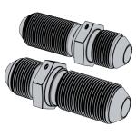 航空HB 4 -5 - 2002 HB5 5HB 擴口式A型直通管接頭