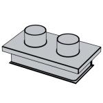 机械行业JB /ZQ4721 - 2006 JB4721 4721JB T形头地脚螺栓用双联锚板