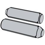 國際ISO 8740 (CH) - 2025 ISO8740 8740ISO 帶倒角及全長平行溝槽槽銷-倒角端