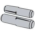 國際ISO 8741 (CH) - 2025 ISO8741 8741ISO 半長倒錐槽的槽銷-倒角端