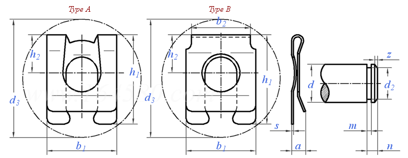 SN  421-683 轴用弹性挡卡-SL型挡卡