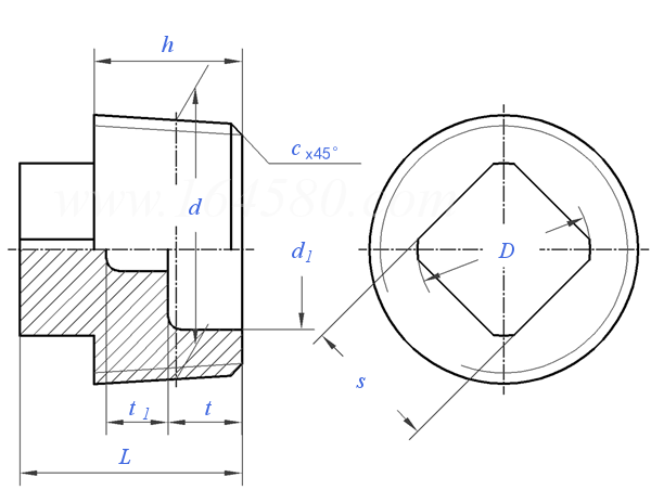 TB /T 845 - 1991 方头螺堵