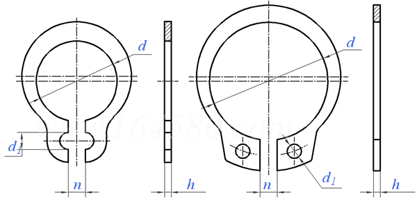 UNI  7435 軸用擋圈