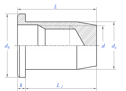 YJT  3006 盲孔平圆头圆柱铆螺母